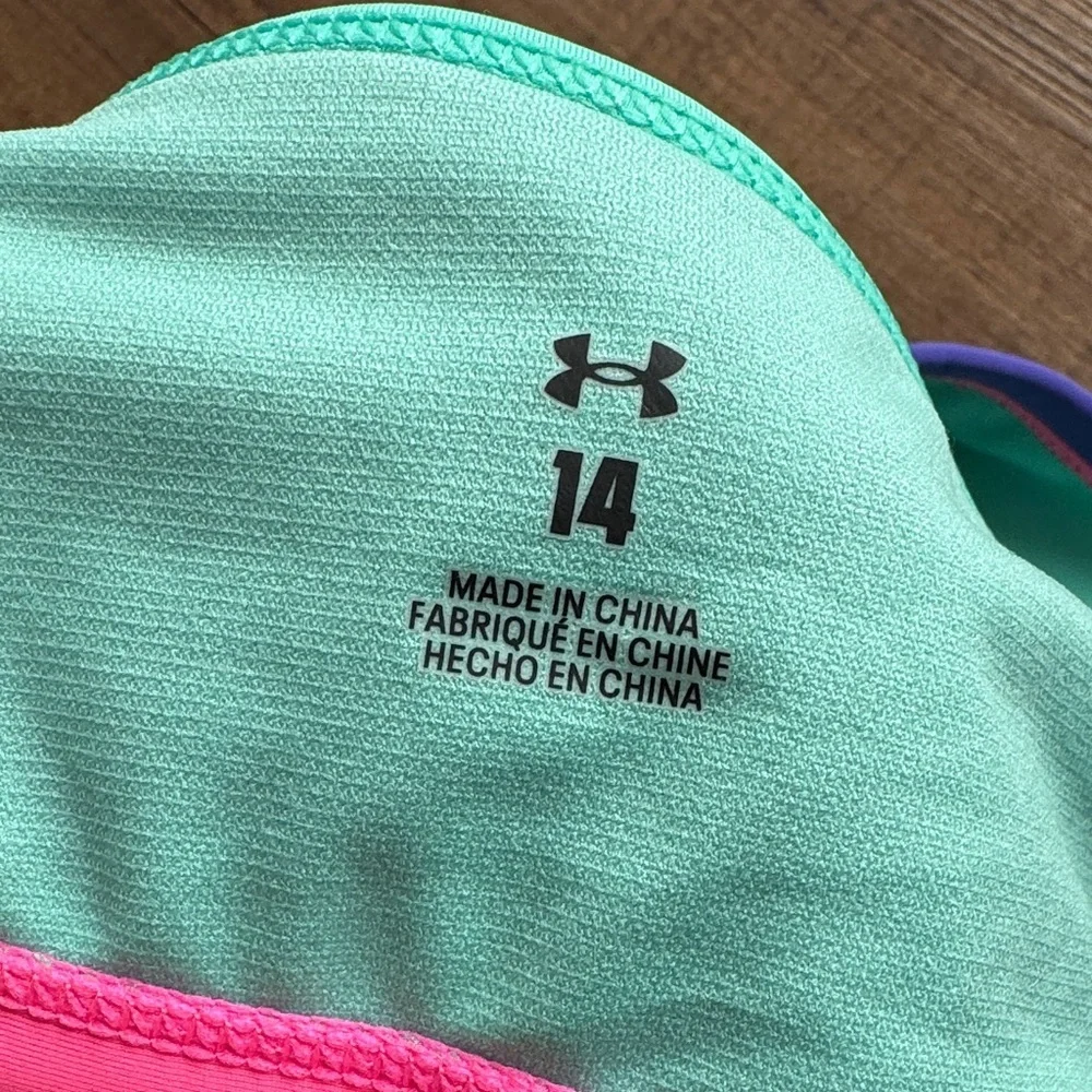 ❤️Under Armour Kids Bikini Top in Purple and Pink